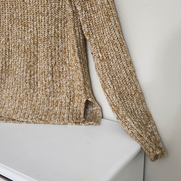 New Chunky Knit Long Sleeve Sweater Cozy Fall Outfit Winter Lagenlook Coastal - Picture 3 of 6